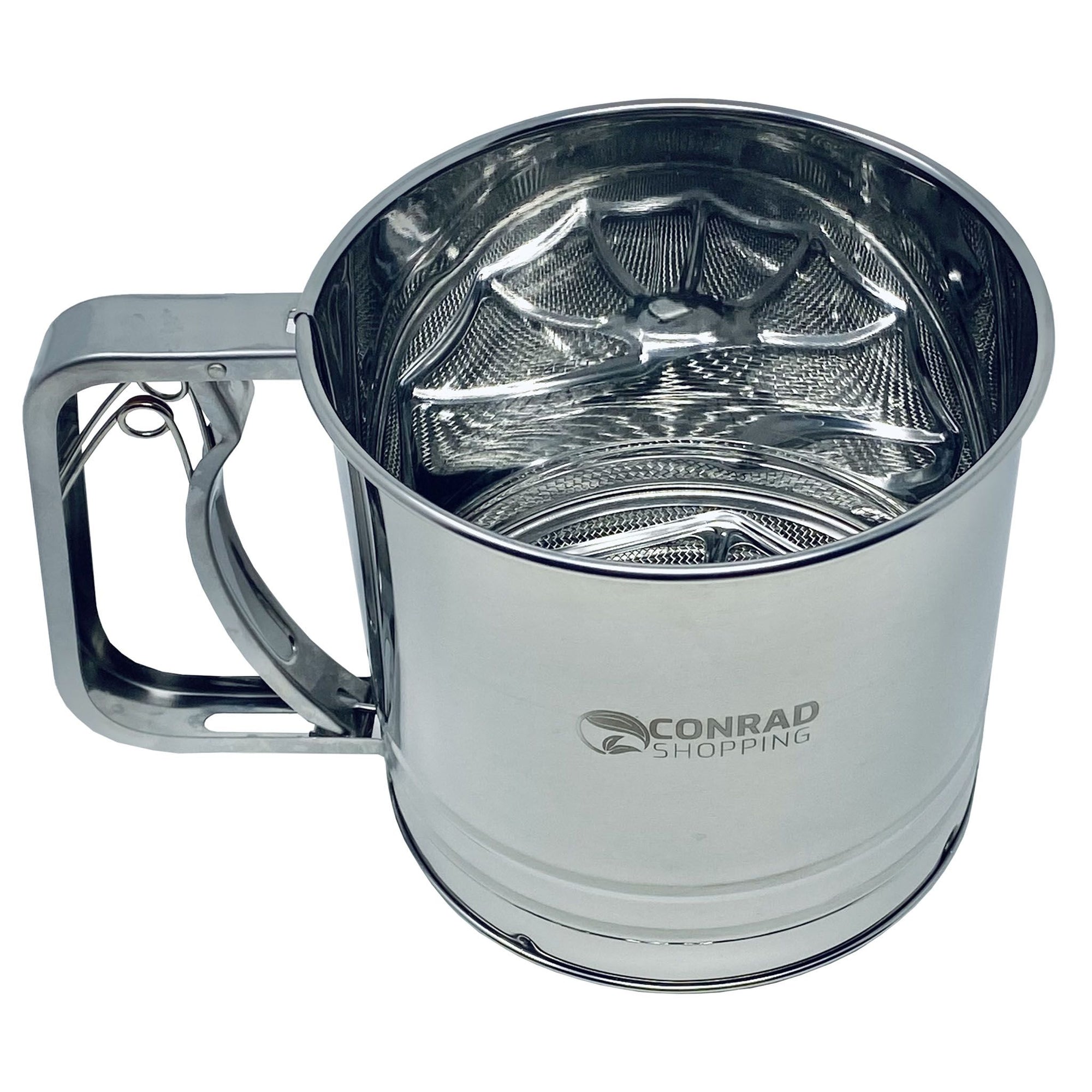 Conrad Shopping Stainless Steel Flour Sifter